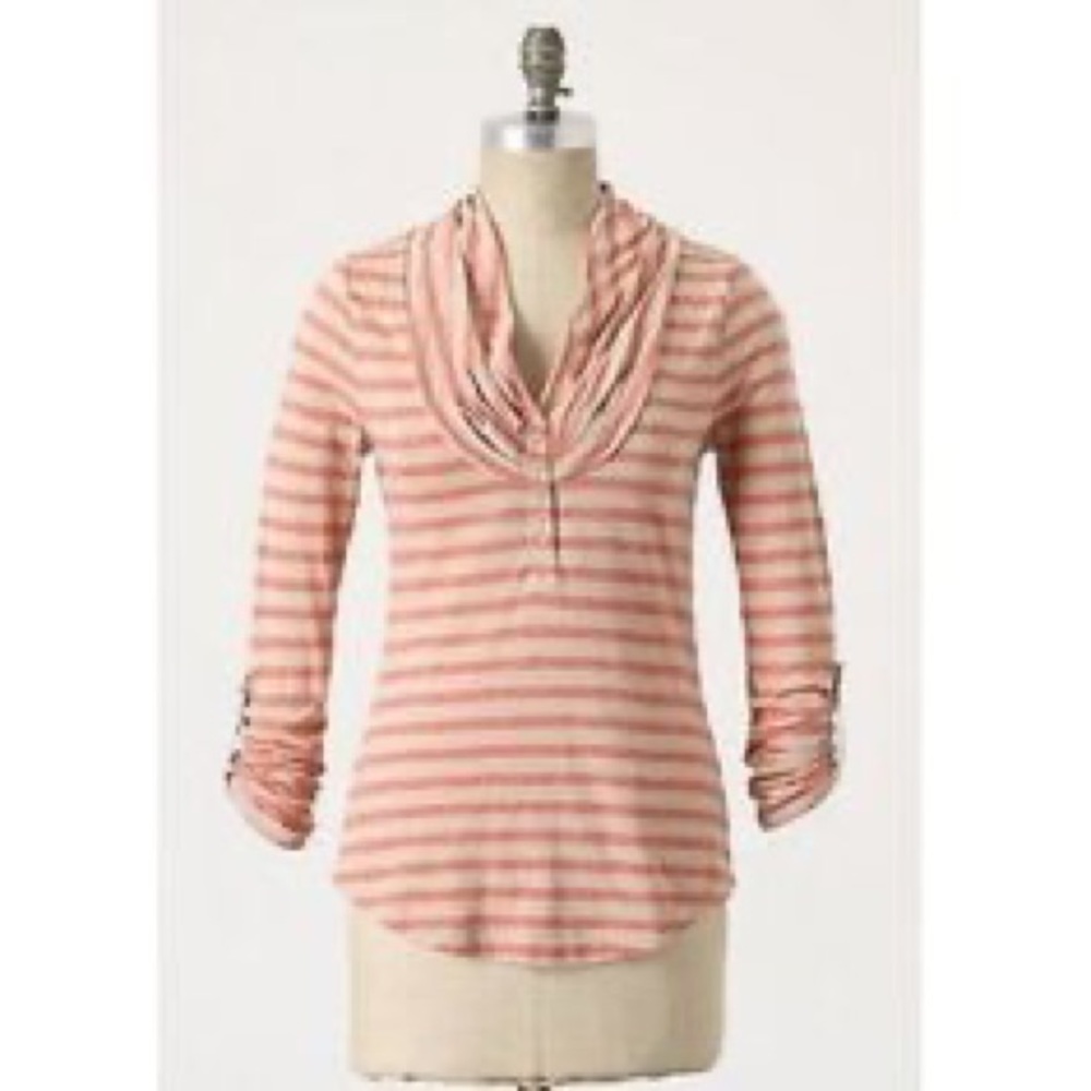 Pilcro and the Letterpress striped henley top